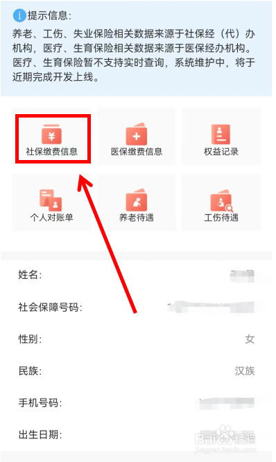 五险在什么app上查询