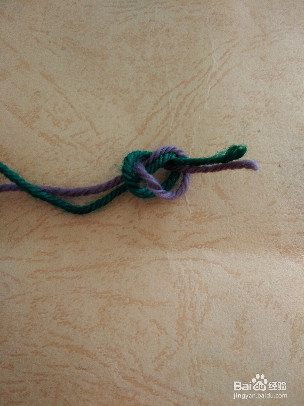 毛线打结方法