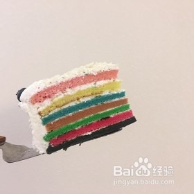 怎么做漂亮可口的彩虹蛋糕
