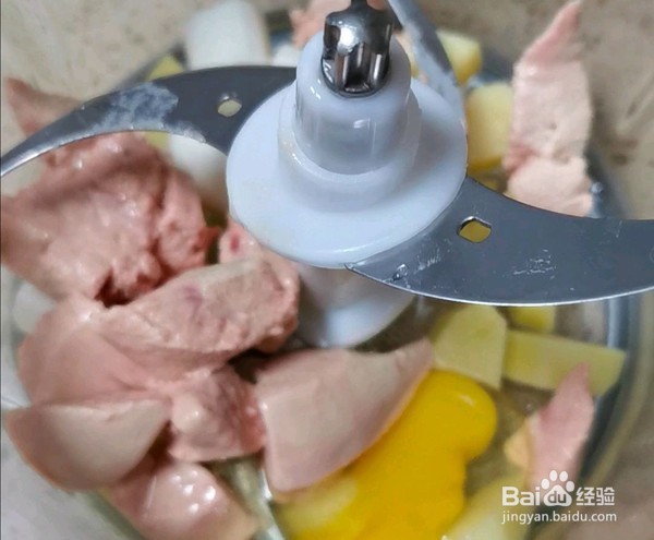 鹅肝山药土豆肠