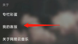 网易云音乐App查看我的客服