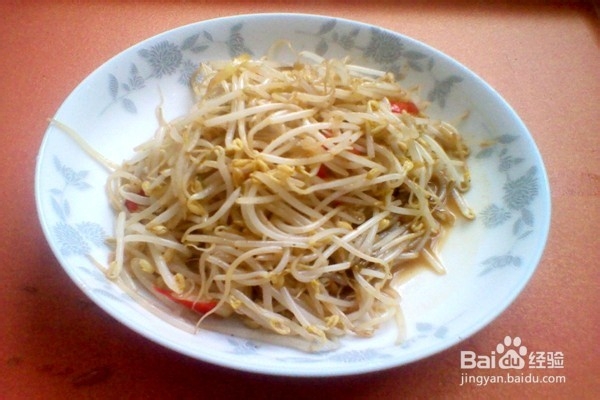 家常小炒绿豆芽