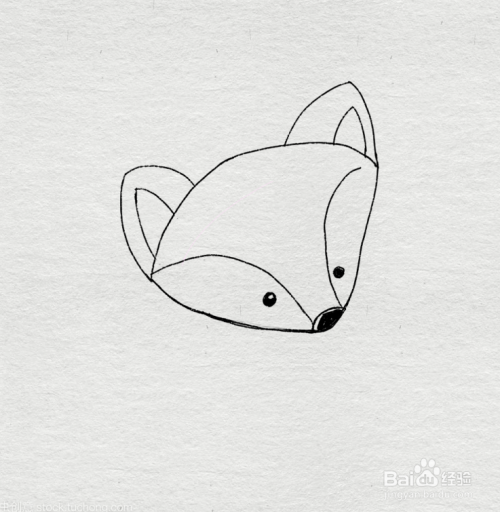 简笔画--如何画可爱的小狐狸
