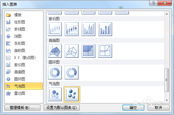 PPT如何创建三维气泡图