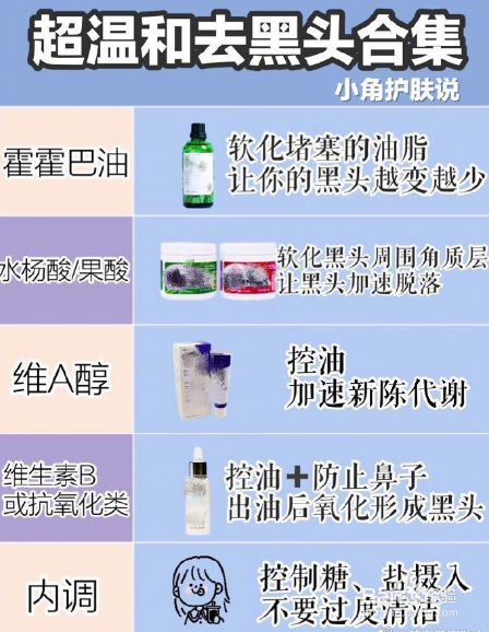 正确去黑头的办法