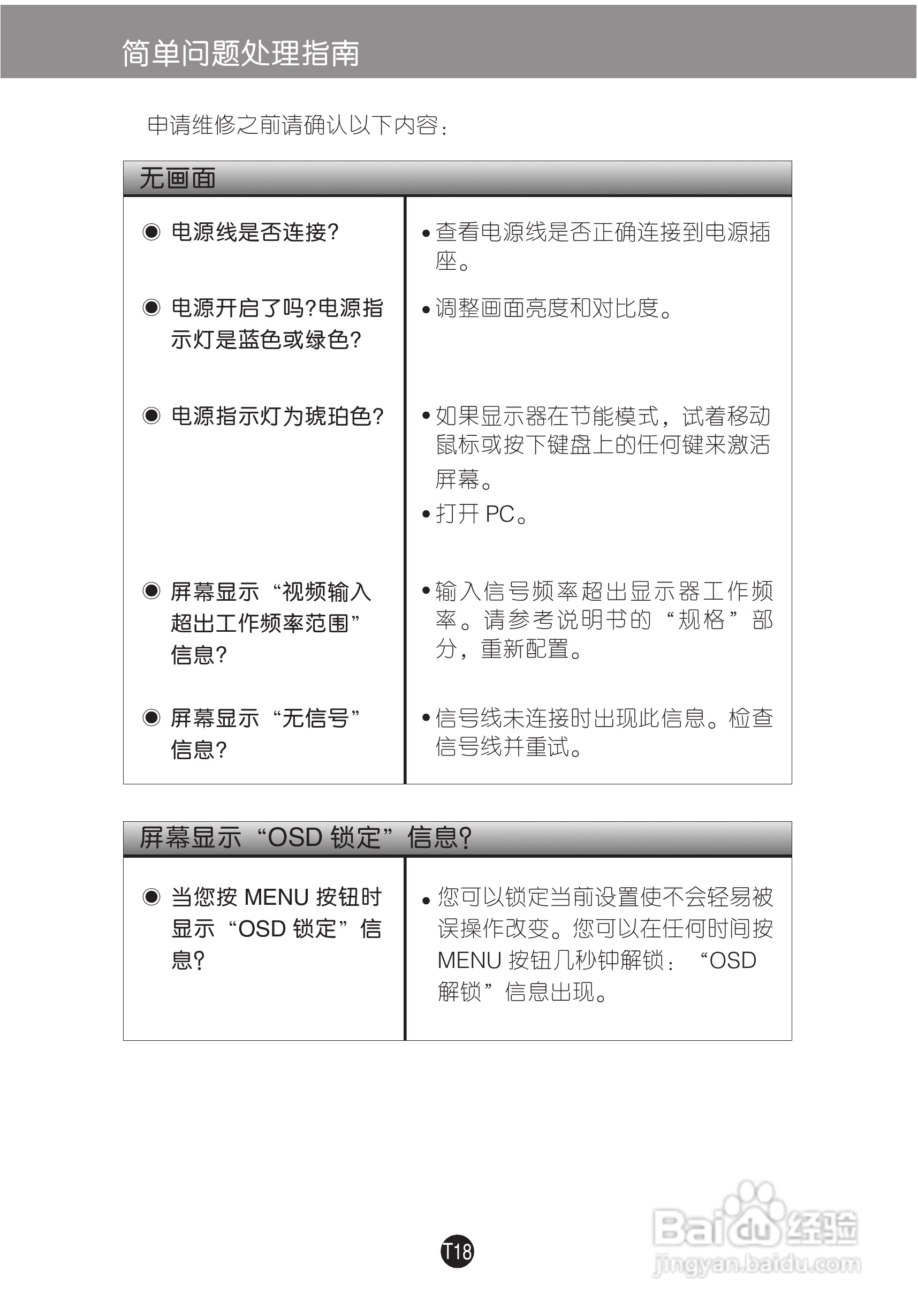 LG W1952TQ液晶显示器使用说明书:[2]
