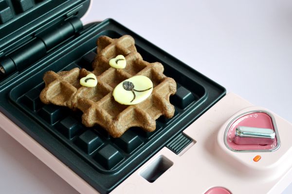 布朗熊卡通华夫饼