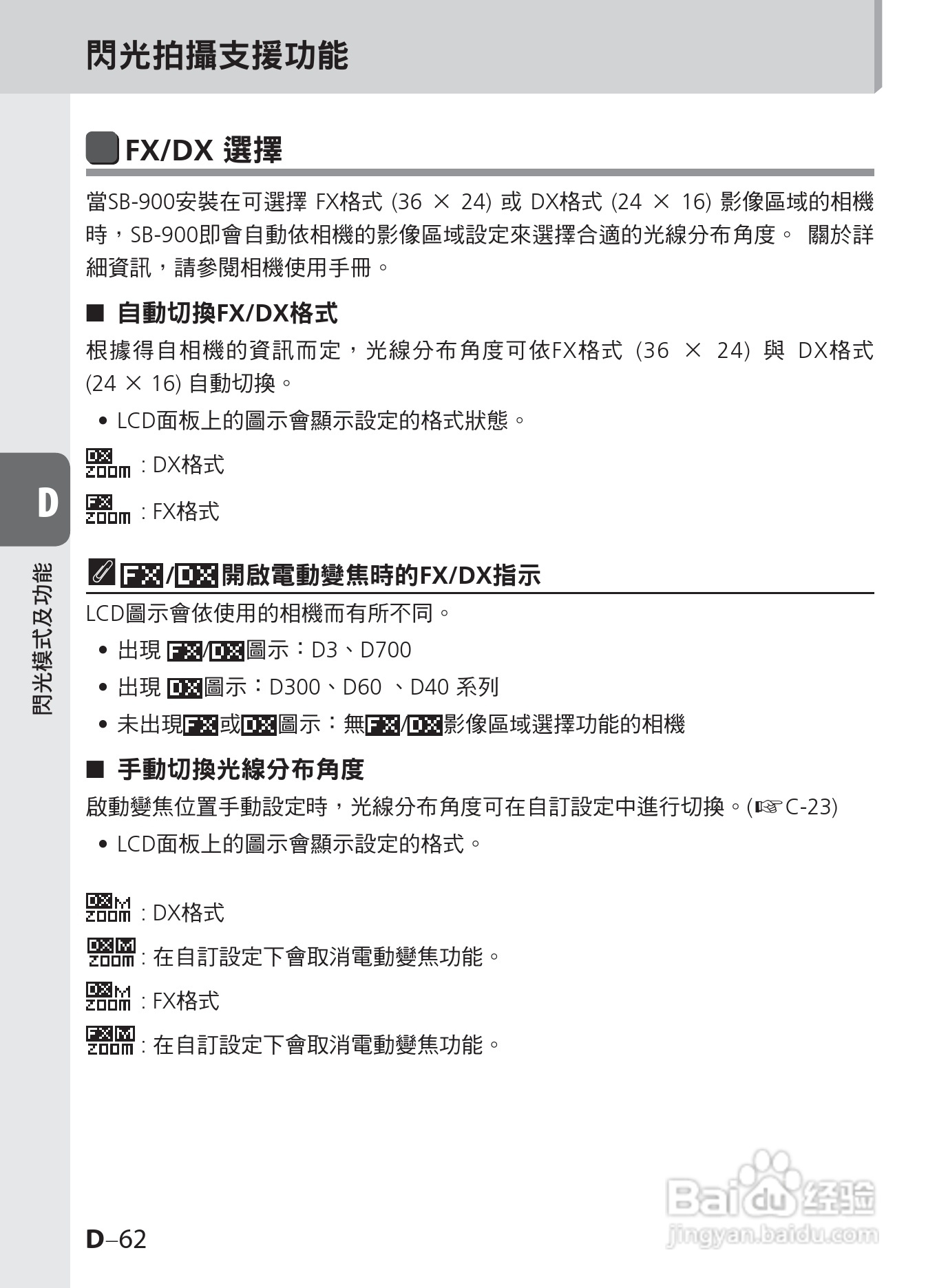 尼康SB-900数码相机使用说明书.:[11]