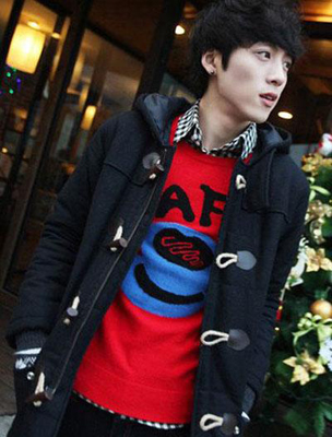 冬日型男俏皮装搭配