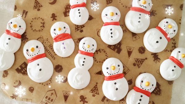 小雪人瑞士蛋白糖