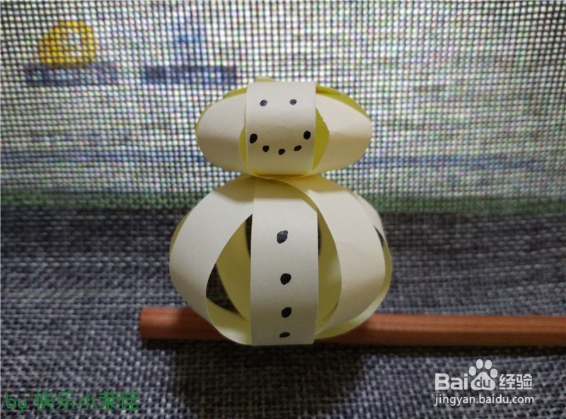 新年小手工：可爱的小雪人