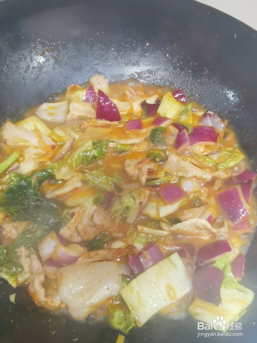 细腻美味的辣白菜五花肉