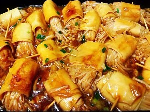 教你做千张金针菇卷