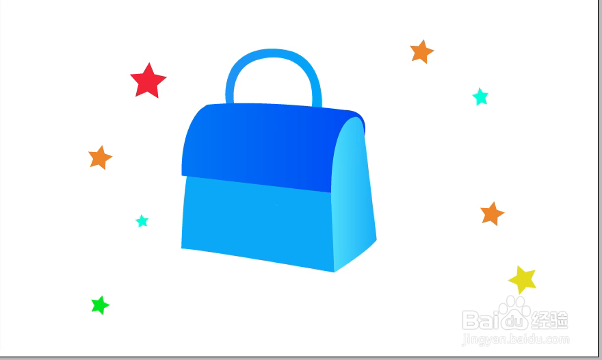 怎样在illustrator中绘制手提包小图标
