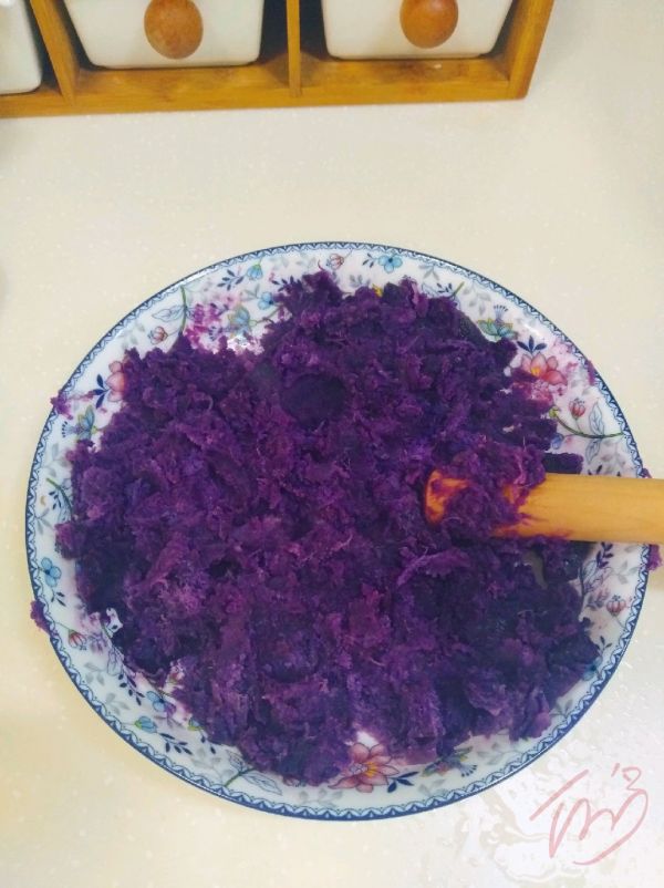 吐司新吃法紫薯三明治