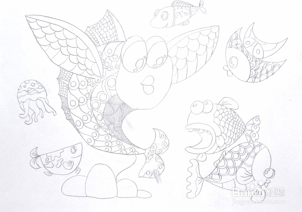 海底展翅飞翔（飞鱼）