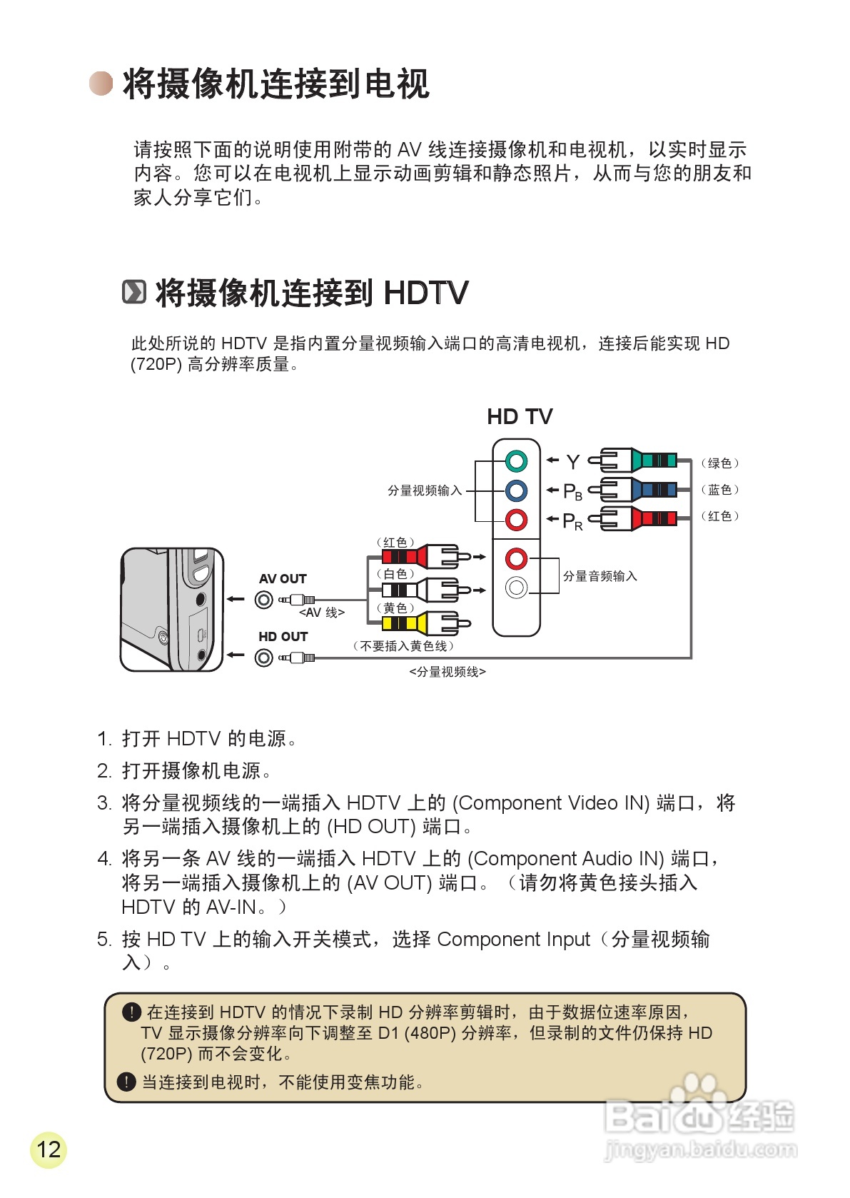 爱普泰克AHD-2数码摄像机使用说明书:[34]