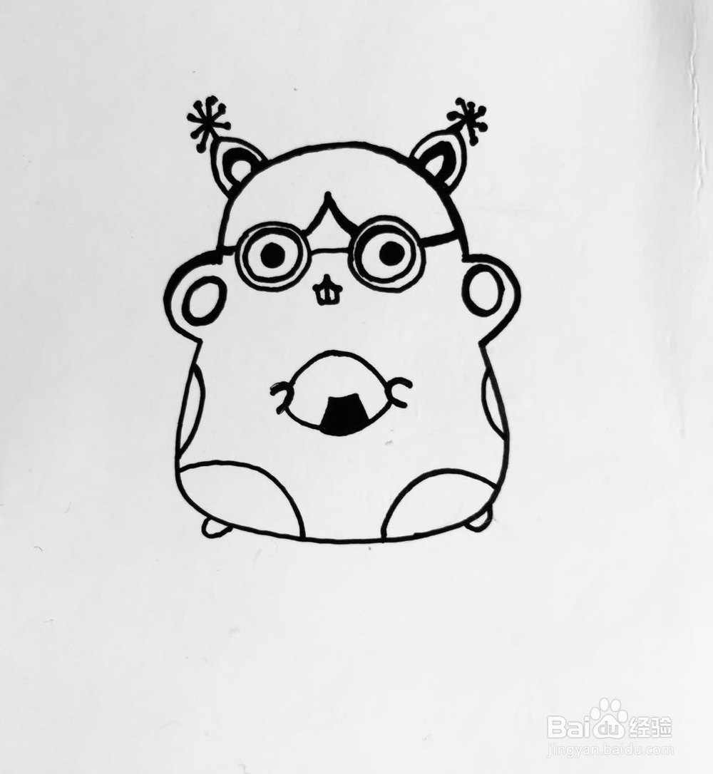 茉莉手绘之可爱系松鼠