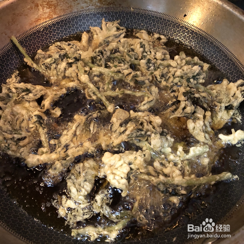 吃光光的炸香椿