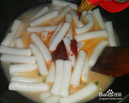 秘制韩式炒辣年糕的做法