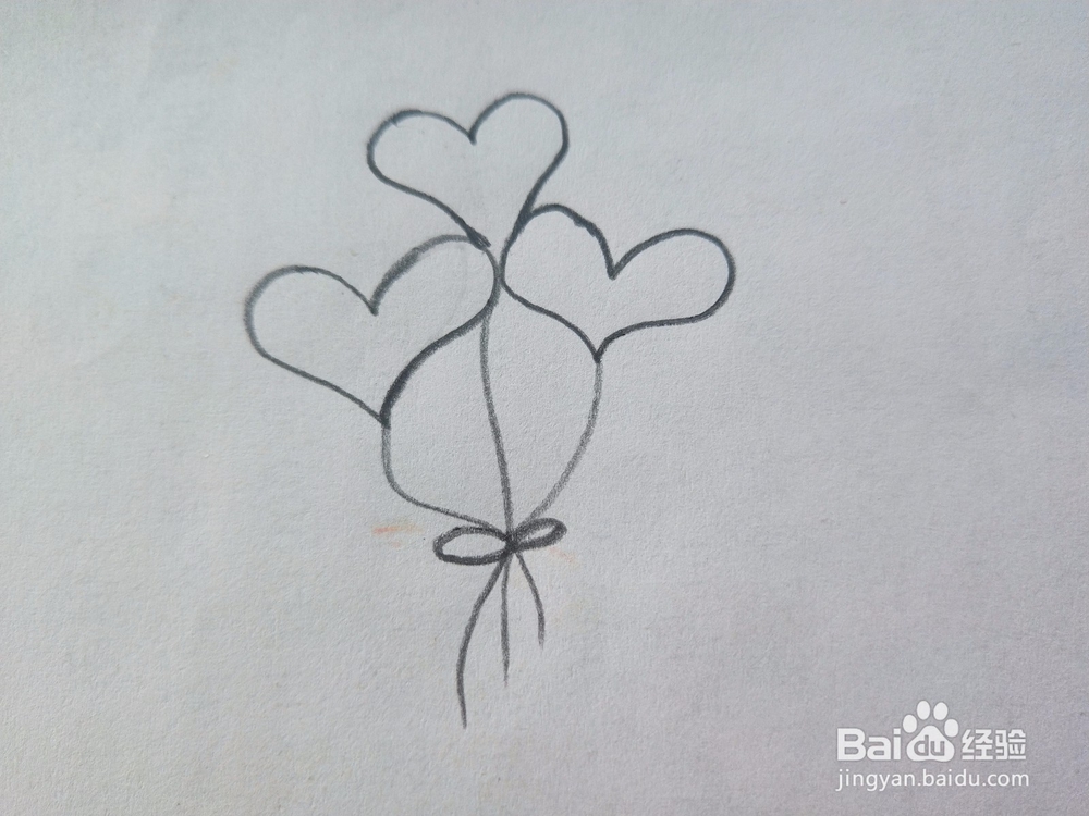 情人节快乐简笔画