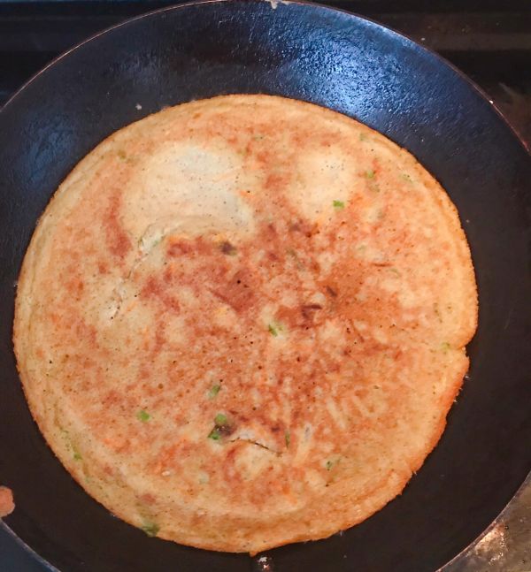 蔬菜杂豆豆渣饼