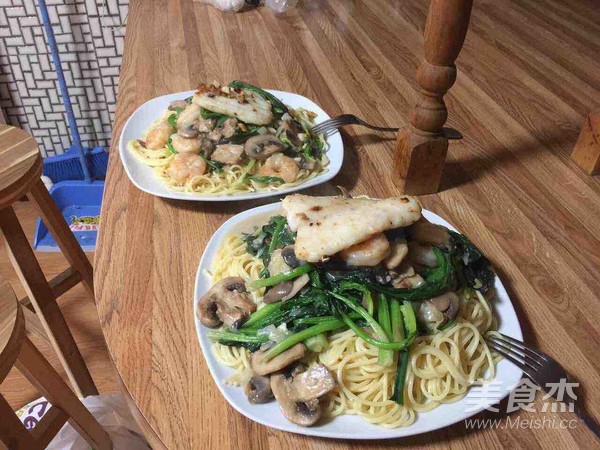 海鲜意粉的做法