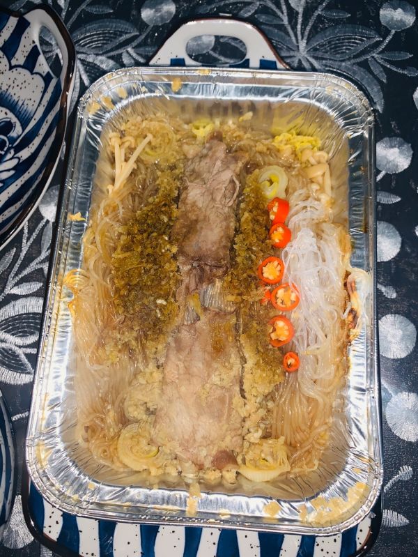 锡纸肥牛金针菇