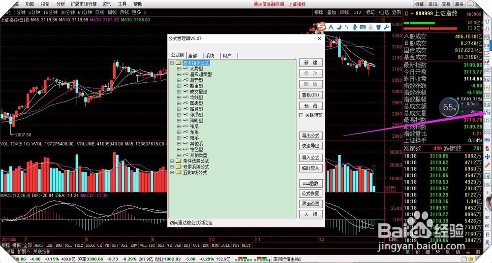通达信MA简单移动平均数函数讲解
