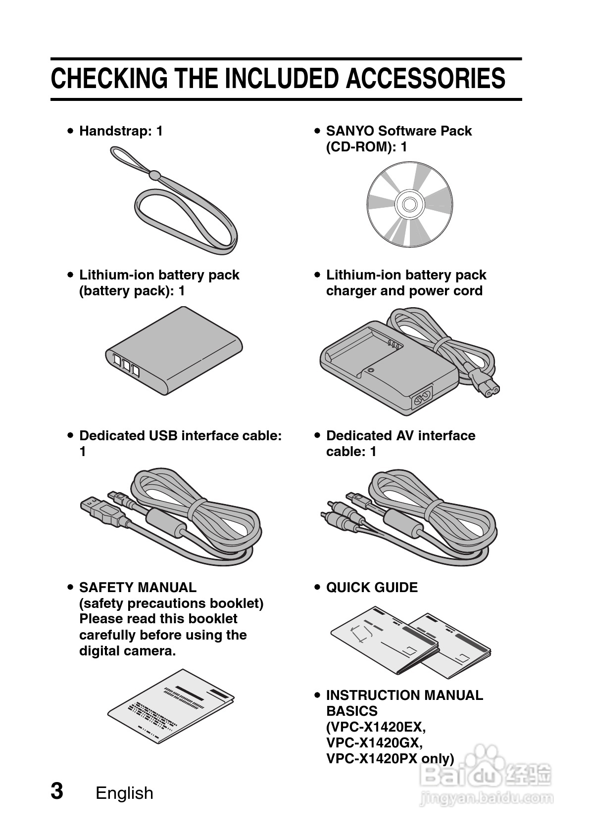三洋VPC-X1420PX数码相机使用说明书:[2]