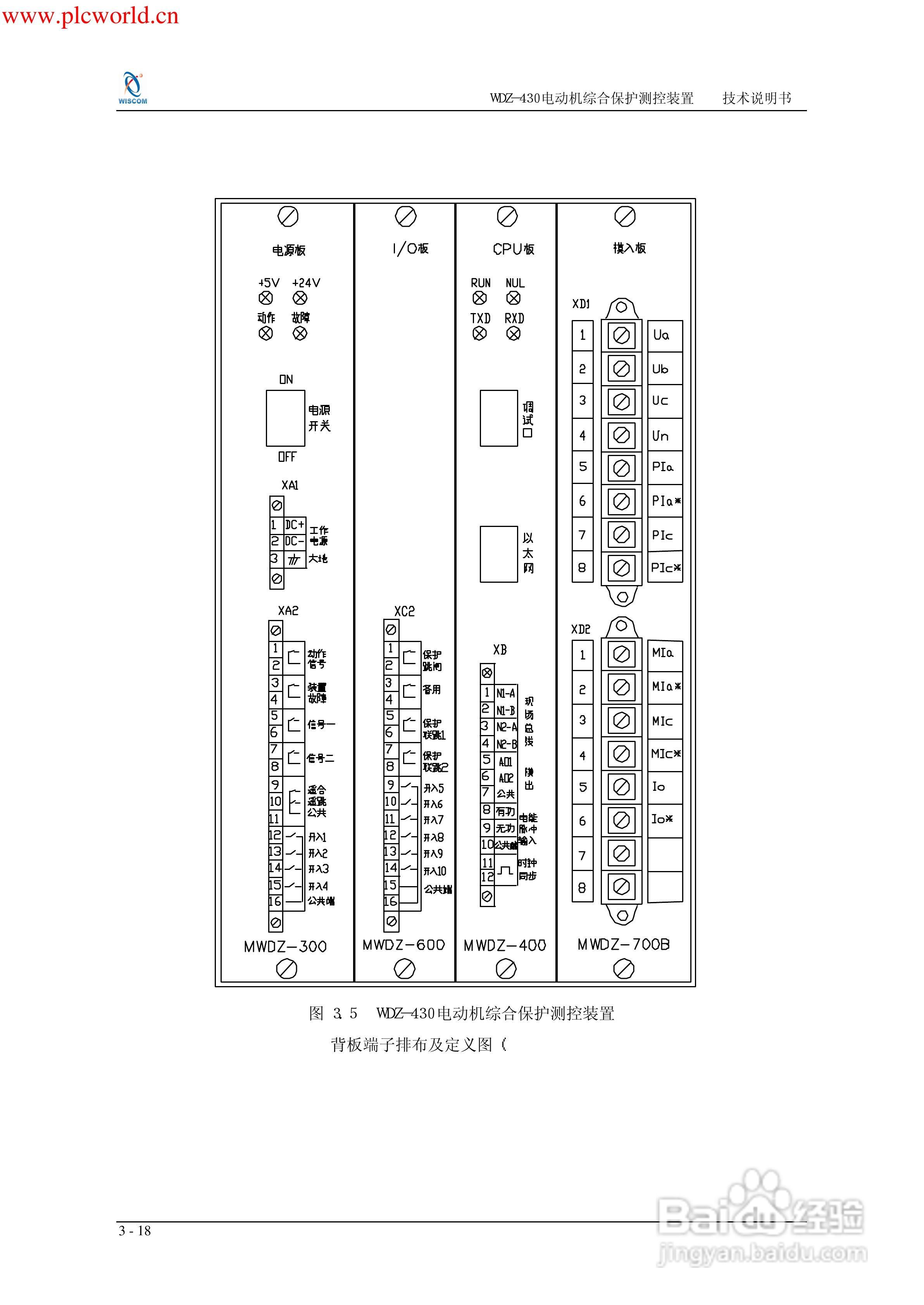 WDZ-491电压互感器保护测控装置说明书:[6]