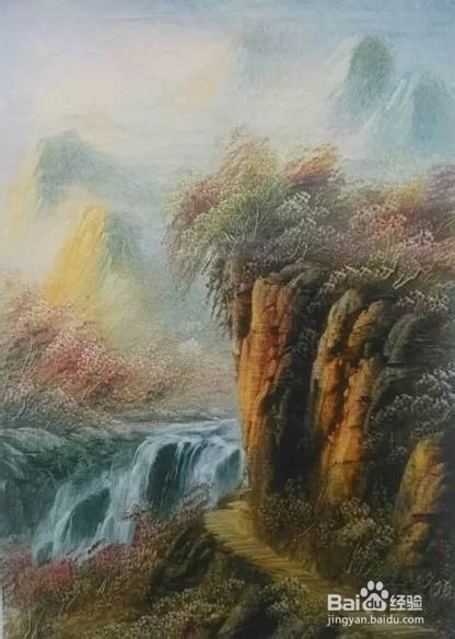 山水画刀画小路欣赏