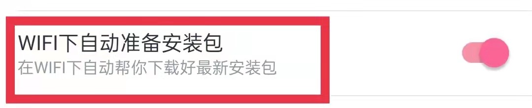 哔哩哔哩App关闭WiFi下自动下载安装包功能
