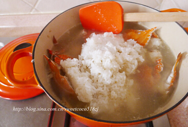 海蟹蘑菇菜泡饭