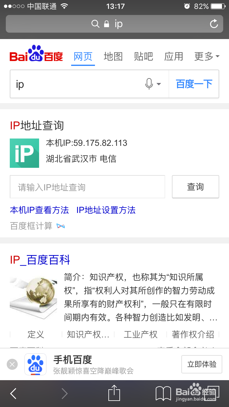 iPhone怎么查看手机IP地址