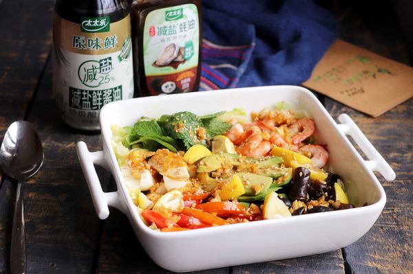 蒜蓉杂锦大拌菜