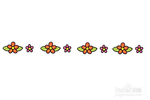 黑板报花边简笔画