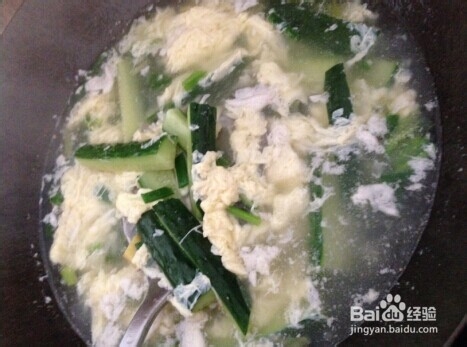 黄瓜鸡蛋汤的做法