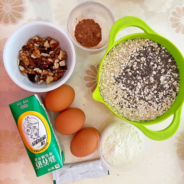 高纤低糖燕麦核桃饼