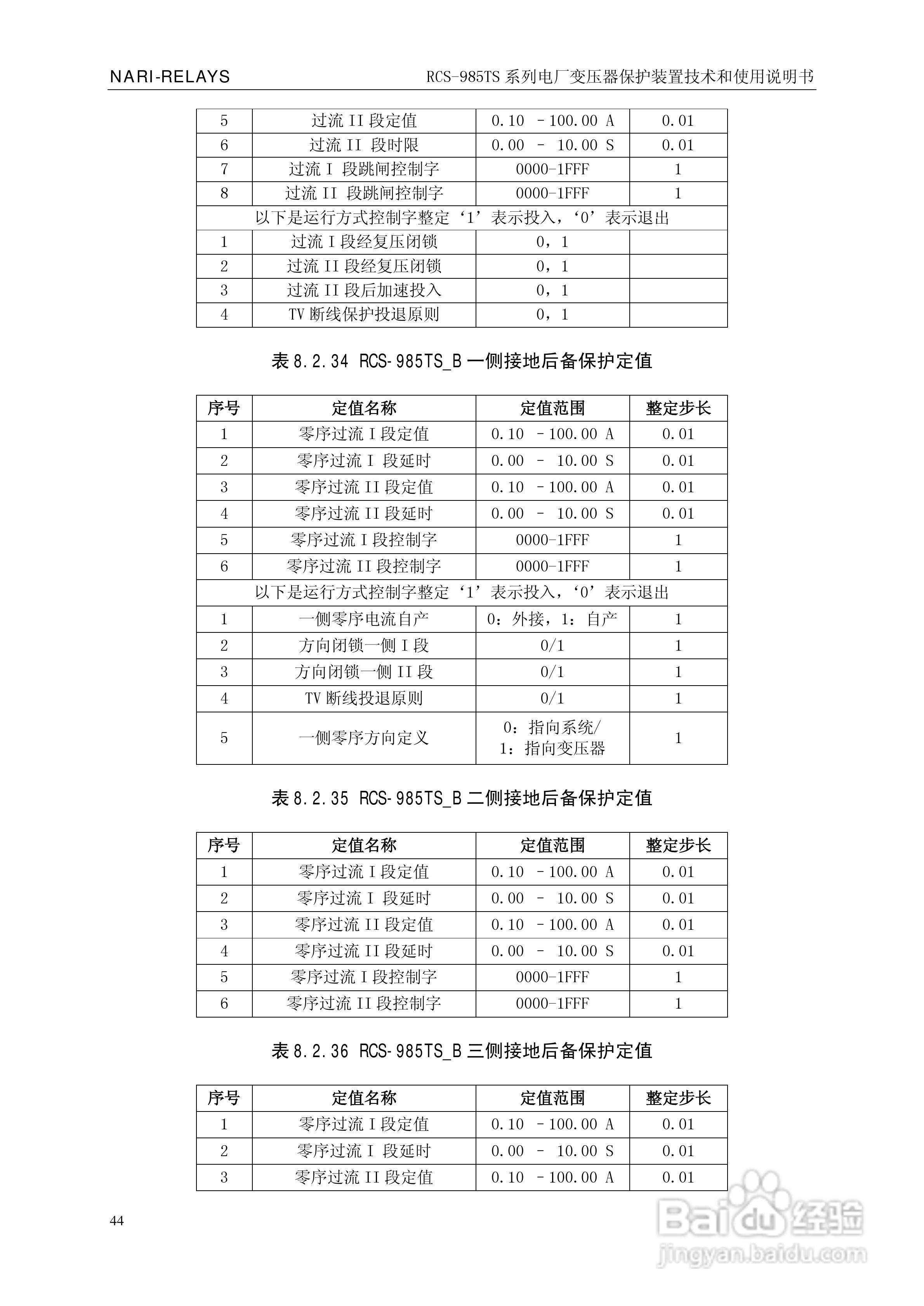 南瑞RCS-985TS_B电厂变压器保护装置使用说明书:[5]