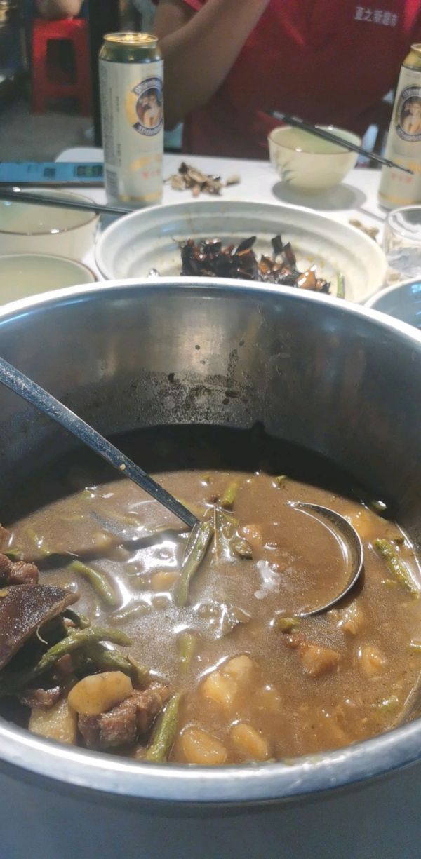土豆豆角红烧肉