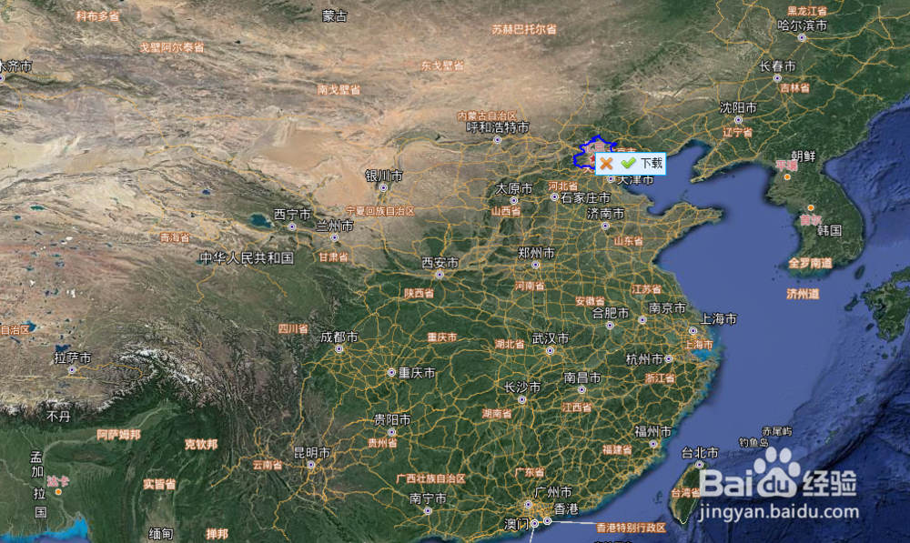 如何在地图上查看中国各省、区域的位置范围