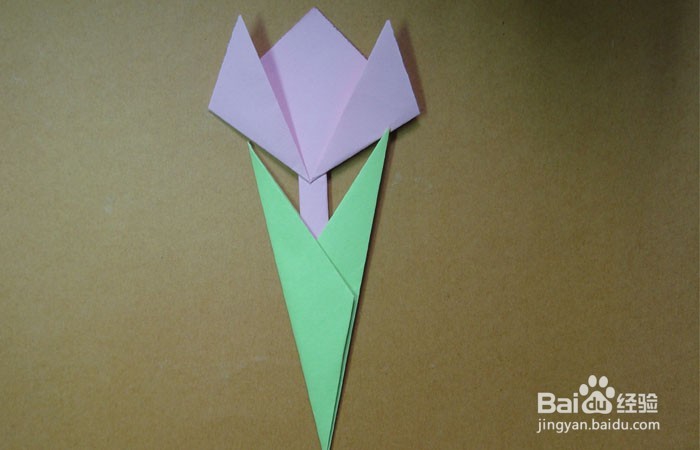 折纸好看的郁金香