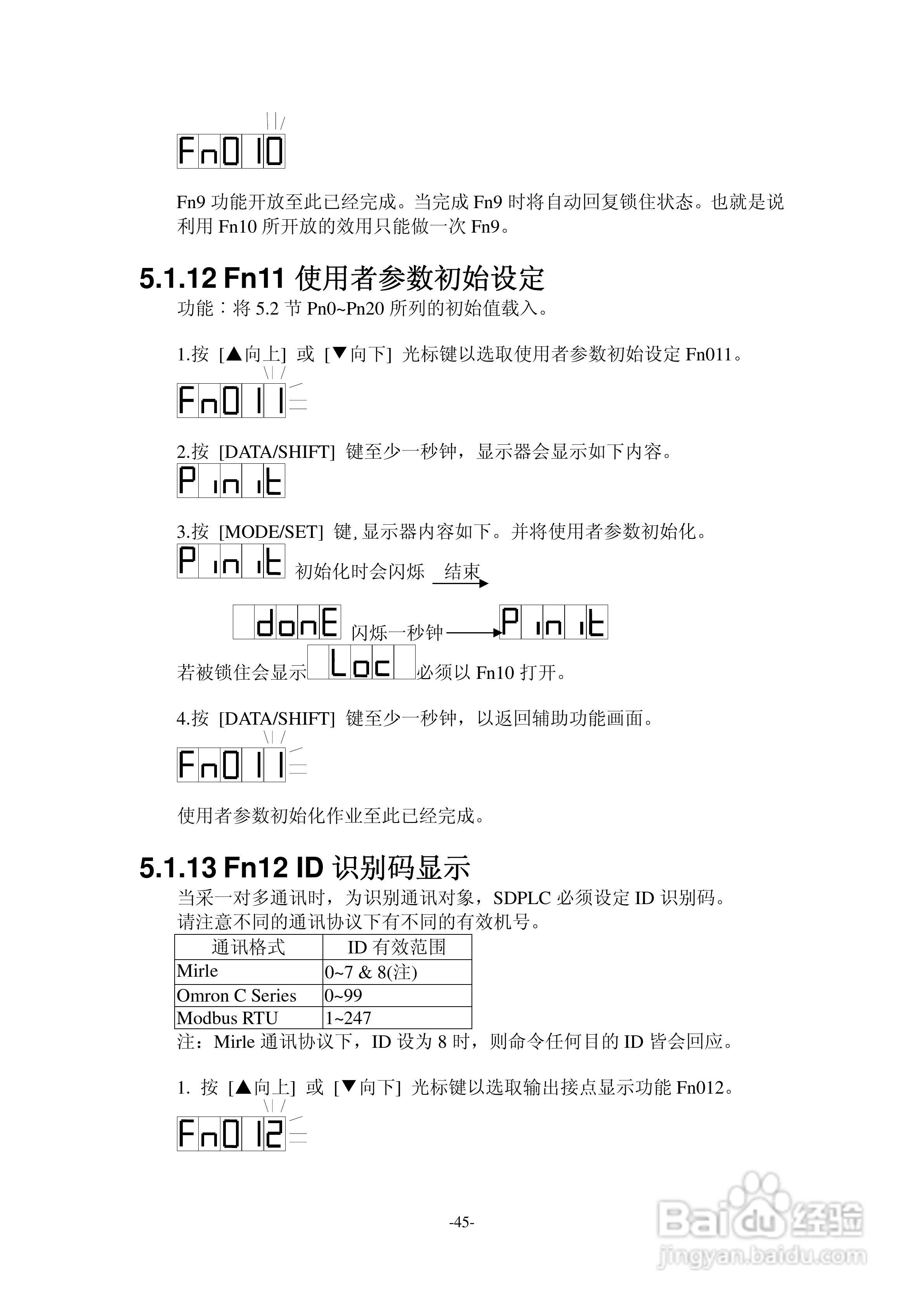 TAC交流伺服驱动器SDPLC系列说明书:[5]