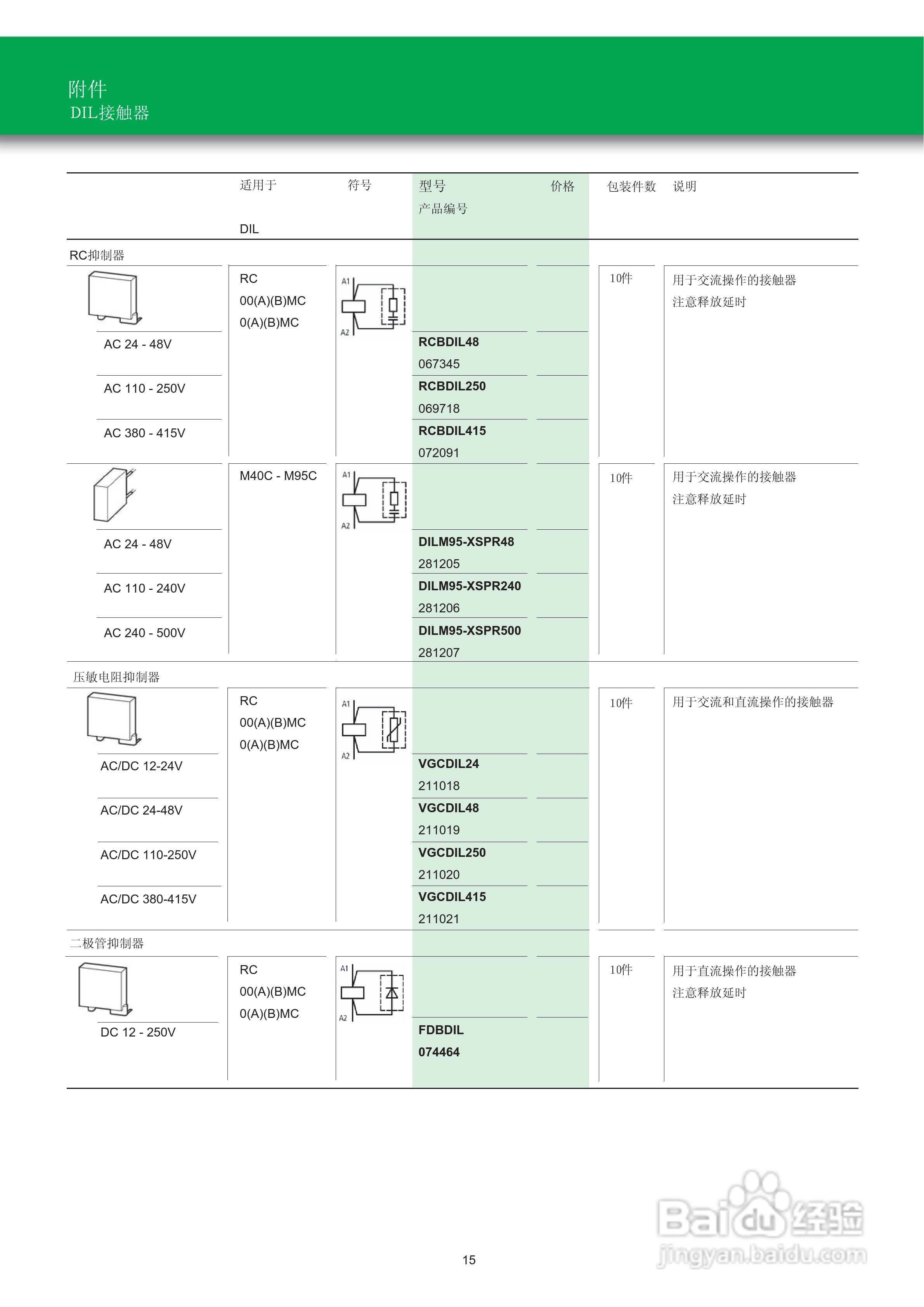 Moeller（穆勒）接触器与过载继电器C系列说明书:[2]