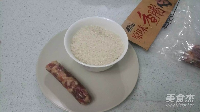 腊肠粥的家常做法