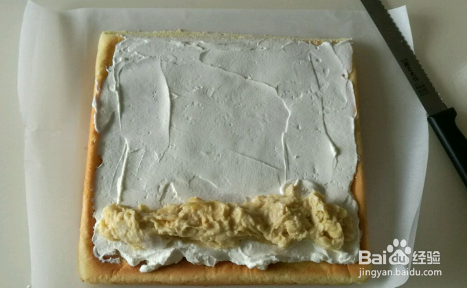 榴莲蛋糕卷怎么做