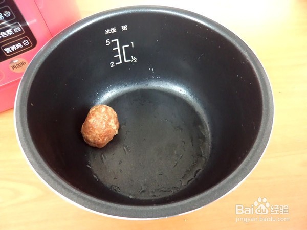 本色蒸狮子头的做法