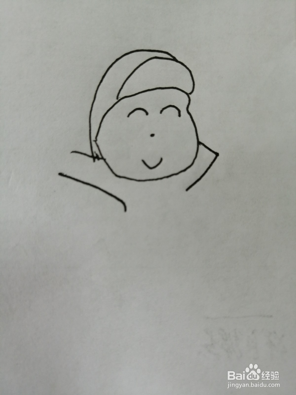 可爱的小男孩怎么画