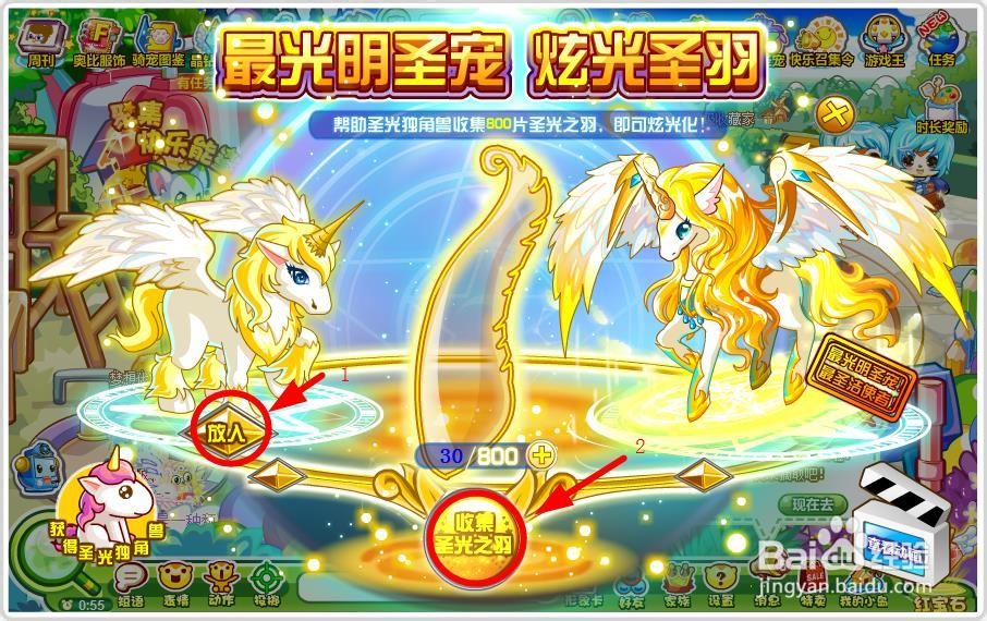 奥比岛攻略:炫光圣羽之炫光化